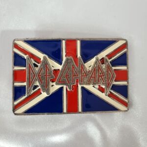 DEF LEPPARD Belt Buckle Vintage Rare Memorabilia